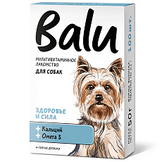 BALU Здоровье и сила Лакомство мультивитаминное для собак
